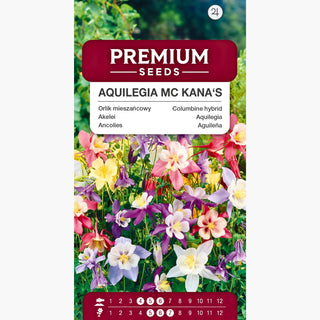 Aquilegia Mc Kana's - Spettacolo di colori in fiore! - Aquilegia x hybrida