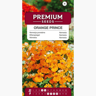 Nemesia - Orange Prince - Coltivazione eccellente e facile dai semi - Nemesia strumosa