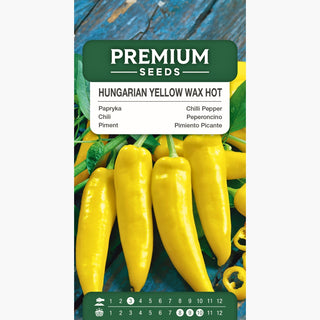 Peperoncino Hungarian Yellow Wax Hot - Precoce, produttivo e pieno di sapore - con un tocco piccante