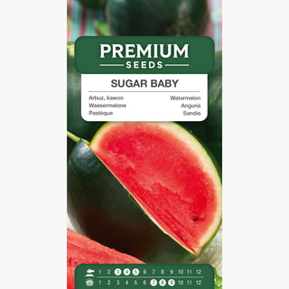 Anguria Sugar Baby - Esplosione di sapore, dolce successo in giardino - Citrullus lanatus
