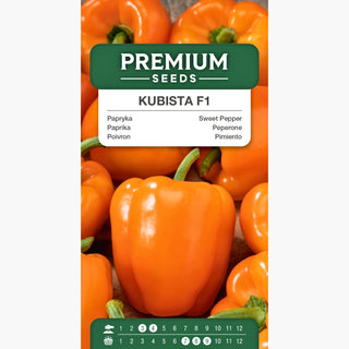 Peperone Kubista F1 - Perfetto per insalate e conserve, ricco di beta-carotene
