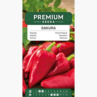 Peperone Sakura - Eccezionalmente produttivo, dolce esplosione di sapore