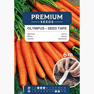 Carota Olympus - Nastro preseminato - Semina facile e raccolto rapido