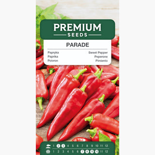 Peperone Parade - Dolce e delizioso - per coltivazione in serra, tunnel e campo aperto