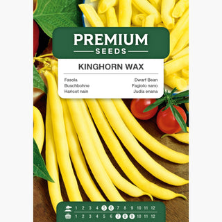 Fagiolo nano - Kinghorn Wax - Chiari, senza fili, baccelli sodi