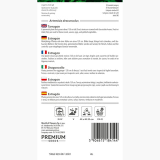 Dragoncello - Aroma intenso, facile da coltivare, eccellente spezia - Artemisia dracunculus