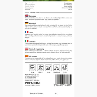 Cumino - Resistenza naturale al 100%, spezia indispensabile in cucina - Carum carvi