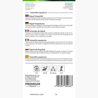 Potentilla nepalensis - Perennemente, ornamentali, fiori gialli - Potentilla nepalensis