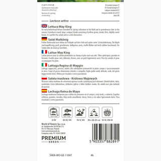 Lattuga Regina di Maggio - Raccolta rapida, regina di insalate e panini