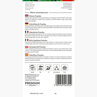 Erba Cipollina Prazska - Sapore e aroma eccellenti, alta produttività