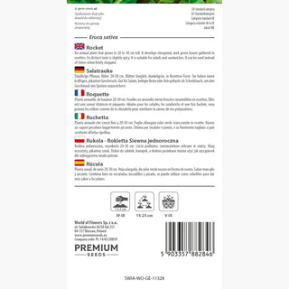Ruchetta - Tocco piccante per ogni piatto - Eruca sativa