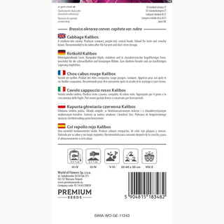 Cavolo cappuccio rosso Kalibos - Dolce, croccante, unica