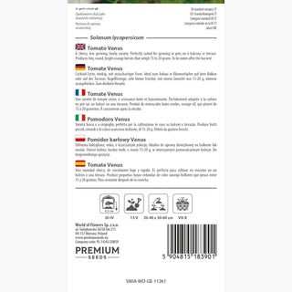 Pomodoro Venus - Compatto, basso, perfetto per il balcone