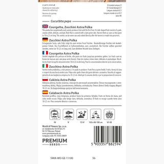Zucchino Astra Polka - Estremamente produttivo, super resistente, pieno di sapore