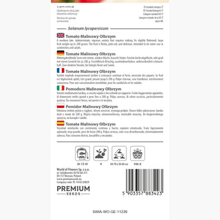 Pomodoro Raspberry Giant - Rese impressionanti, sapore eccezionale - il re dei pomodori! - Semi Premium