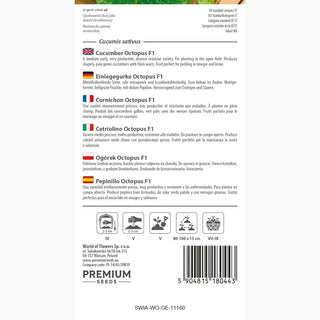 Cetriolino Octopus F1 - Raccolto abbondante e gusto eccellente!