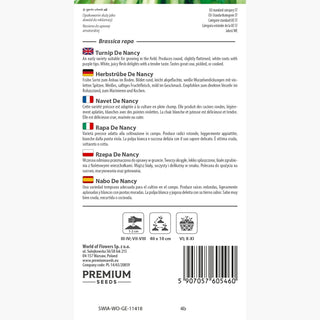 Rapa - De Nancy - Precoce, delicata, versatile