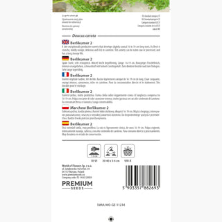 Carota Berlikumer 2 - Perfection - Succosa e dolce, perfetta per succhi e puree