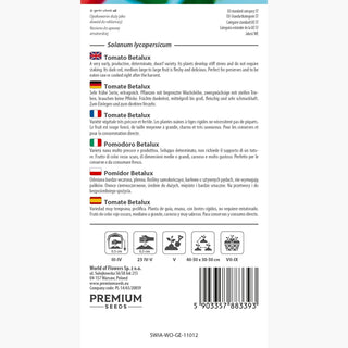 Pomodoro Betalux - Resa precoce, sapore eccellente