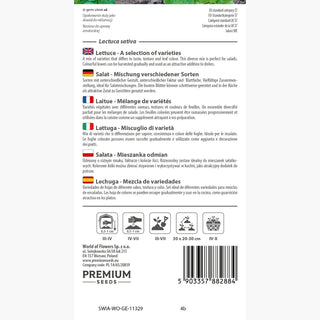 Lattuga - miscuglio di varietà - Saporite e colorate per insalate