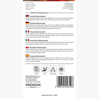 Pomodoro Marmande - Frutti dolci e carnosi, molto produttivo, varietà precoce