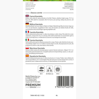Carota Karotela - Raccolti affidabili, perfetta per succhi