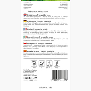 Bocca di Leone - Trumpet Serenade - Fiori a tromba, super belli e colorati! - Antirrhinum majus nanum