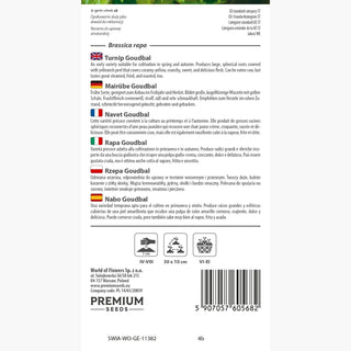 Rapa Goudbal - Dolce, produttiva, lunga conservazione