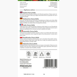 Ravanello Cherry Belle - Intensamente rosso, produttivo, ideale per insalate primaverili