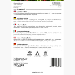 Barbabietola Betina - Perfetta per il consumo fresco e per le conserve!