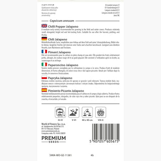 Peperoncino Jalapeno - Classica, piccante dal sapore deciso