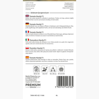 Pomodoro Hardy F1 - Alta produttività e resistenza, super gustoso
