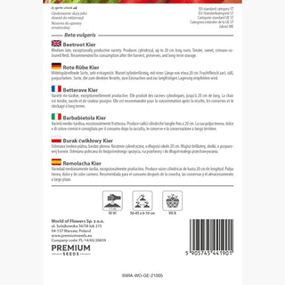 Barbabietola Kier - Sapore dolce e delicato - perfetta fresca e per conserve!