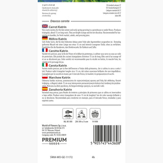 Carota Katrin - Gustosa, salutare e facile da coltivare