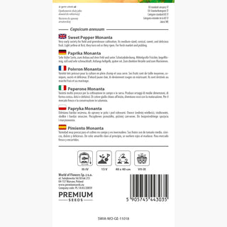 Peperone Monanta - Esplosione succosa di colori e sapori