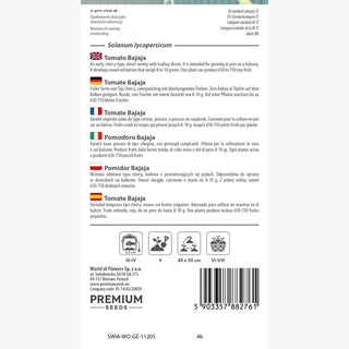 Pomodoro Bajaja - Ideale per balconi, 750 frutti da una pianta