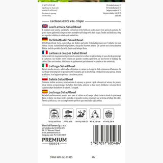 Lattuga - Salad Bowl - Dal sapore delicato raccolta multipla