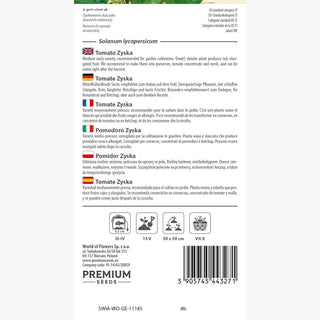 Pomodoro Zyska - Gusto e aroma unici, super produttivo, ideale per conserve