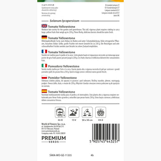 Pomodoro Yellowstone - Frutti molto saporiti e aromatici, facile da coltivare