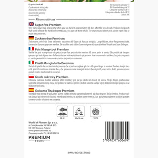 Piselli Mangiatutto Premium - Pisello a resa affidabile