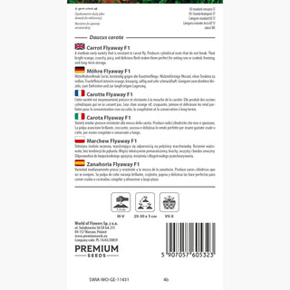 Carota - Flyaway F1 - Naturalmente resistente e molto produttiva