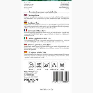 Cavolo cappuccio bianco Zora - Raccolto rapido e sapore delicato