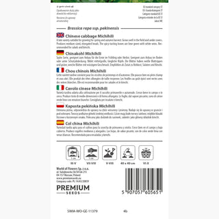 Cavolo cinese Michihili - Gustosa, facile da coltivare