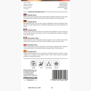 Pomodoro Duo - Super produttivo, frutti rossi succosi