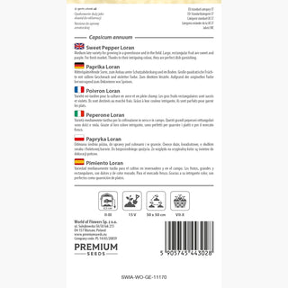 Peperone Loran - Colore insolito, gusto eccezionale