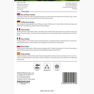 Fave Bolko - Ricche di proteine, carboidrati e vitamine! - superfood direttamente dal giardino!