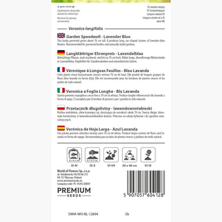 Veronica a Foglie Lunghe - Blu Lavanda - Decorativi, lunghi fiori - Veronica longifolia