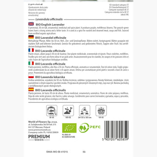 BIO Lavanda officinale - Profumo rilassante, proprietà preziose - Lavandula officinalis
